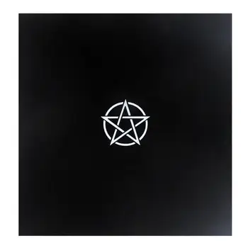

For Altar Tarot Card Game Black Cloth Five-pointed Star Soft Tablecloth For Enthusiasts Psychological Counselors Magicians