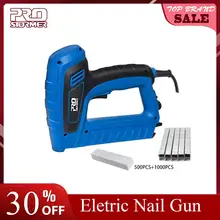 PROSTORMER гвоздь пистолет деревообрабатывающий Электрический мебельный степлер силовой гвоздильщик степлер прямой гвоздь 2000 Вт 220 В-240 В высокомощные инструменты