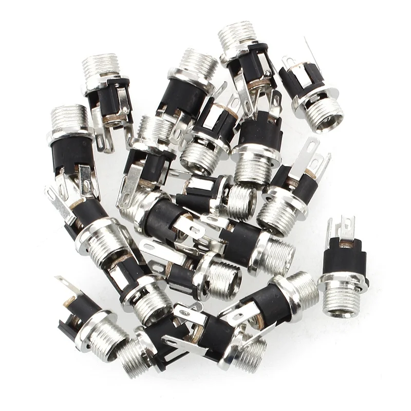 

Connector DC panel with jack socket 5.5mmx2.1mm, 20 pieces