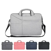 Ноутбук рукав ноутбук плечевой ремень компьютер Сумочка для Macbook Air Pro retina 13 14 15 16 дюймов hp DELL huawei xiaomi Asus