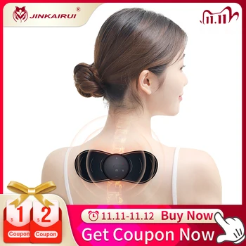 

Jinkairui Portable Mini Electric Moxibustion Hot Compress Sticker Massager Multiple Part of Body Instrument Muscle Relief Pain