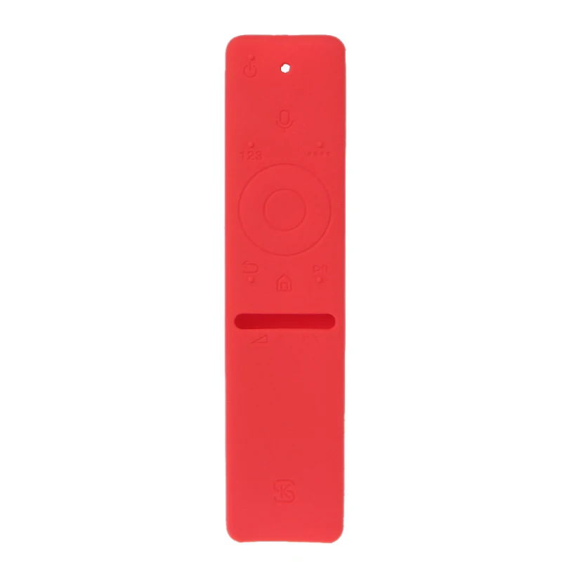 

Soft Silicone Protective Case Remote Colorful Cover Case For Samsung Smart Tv Voice Version Remote Control Set Ua55Ku6300J(Red)