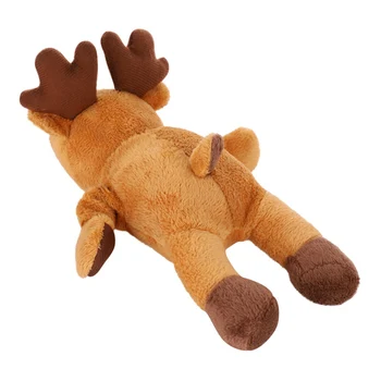 

Pet Dogs Chew Toys Christmas Elk Christmas Tree Pendants Finger Elastic Toys New New #