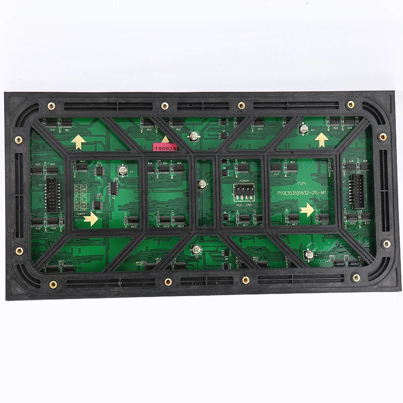 P10 Outdoor LED Waterproof Module RGB Full Color LED Display Module 320 * 160mm 32*16pixels SMD3535,1 / 2 Scan Panel