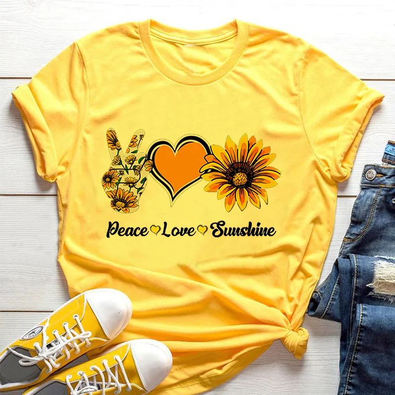 yellow t shirts ladies
