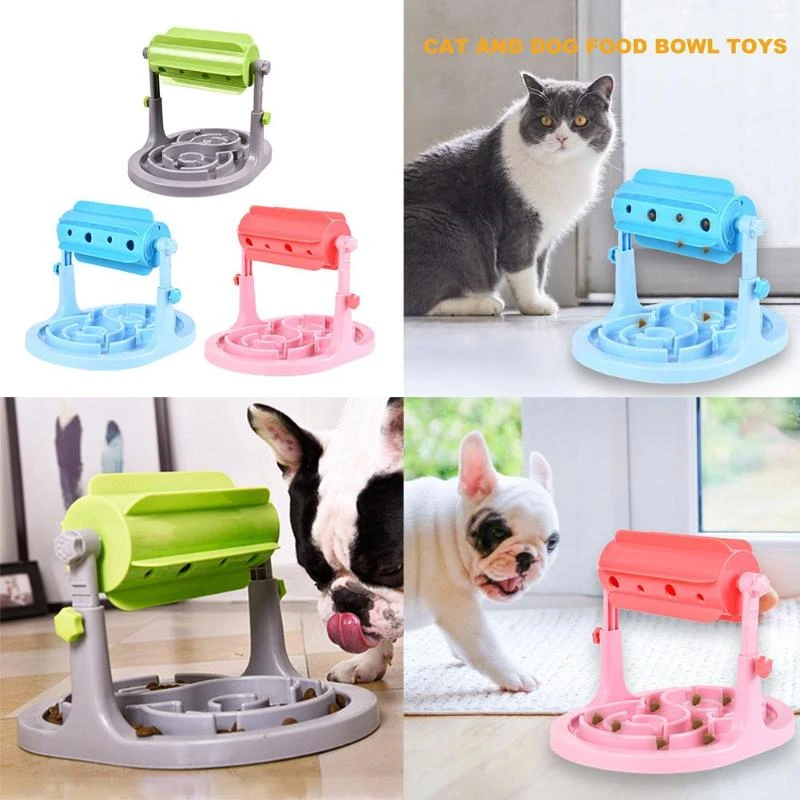 roller bowl dog bowl