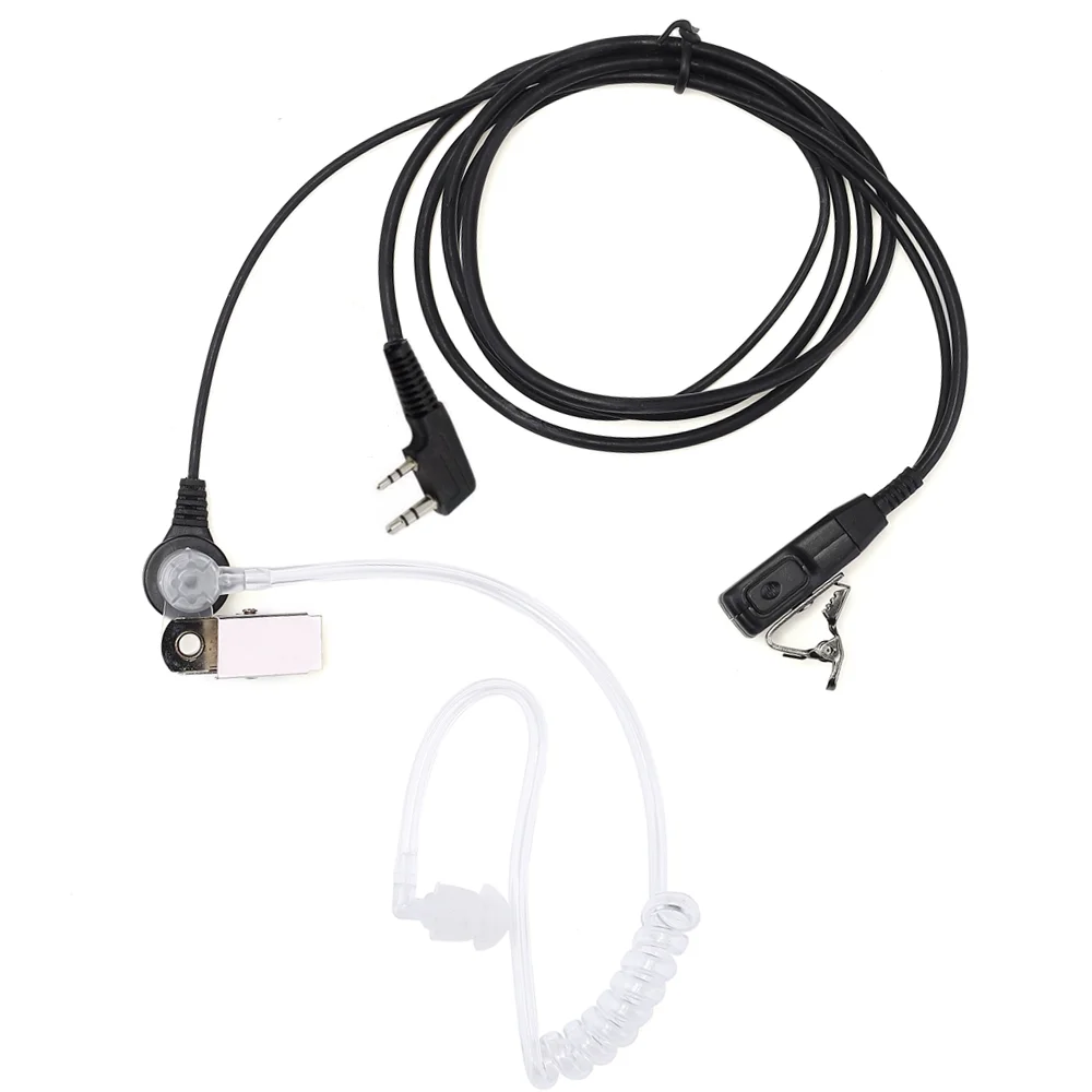 

FBI Covert Acoustic Tube Headset Earpiece 2pin For Kenwood Pro-Talk XLS Two Way Radio Baofeng UV-5R BF-888S PUXING Retevis RT24
