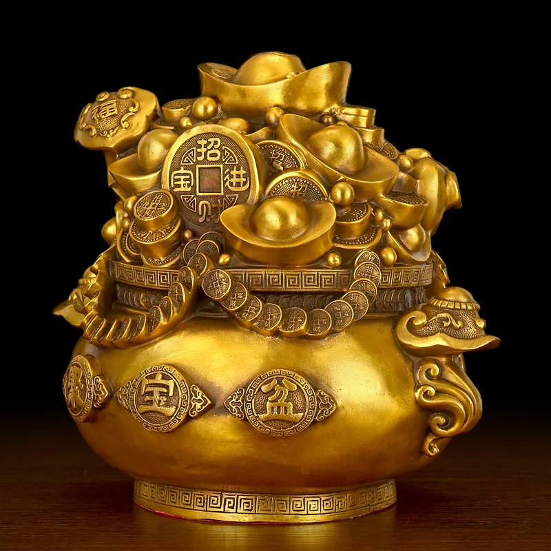 Statues Copper Cornucopia Ornaments Lucky Jucai Home Furnishing Feng Shui Craft Gifts Lucky Decoration Living Room Entrance Brass Basin Pure Copper Casting Color : Gold, Size : 2812cm Statues Copper Cornucopia Ornaments Lucky Jucai Home Furnishing Feng Shui Craft Gifts Lucky Decoration Living Room Entrance Brass Basin Pure Copper Casting Color : Gold, Size : 2812cm