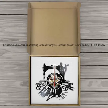 

Gramophone Record Hanging Clock Luminous Hanging Clock Can Be Graphic Customization Quality Assurance Affordable Price