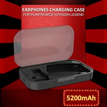 

Portable Earphones Charging Case Bluetooth Headset Storage Container Protective Charging Box for Plantronics Voyager Legend