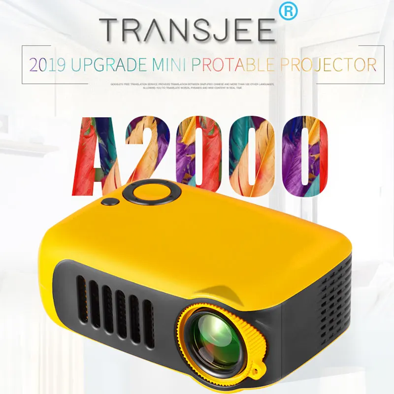 ORIGINAL A2000 home mini miniature children projector LED entertainment support 240P projector
