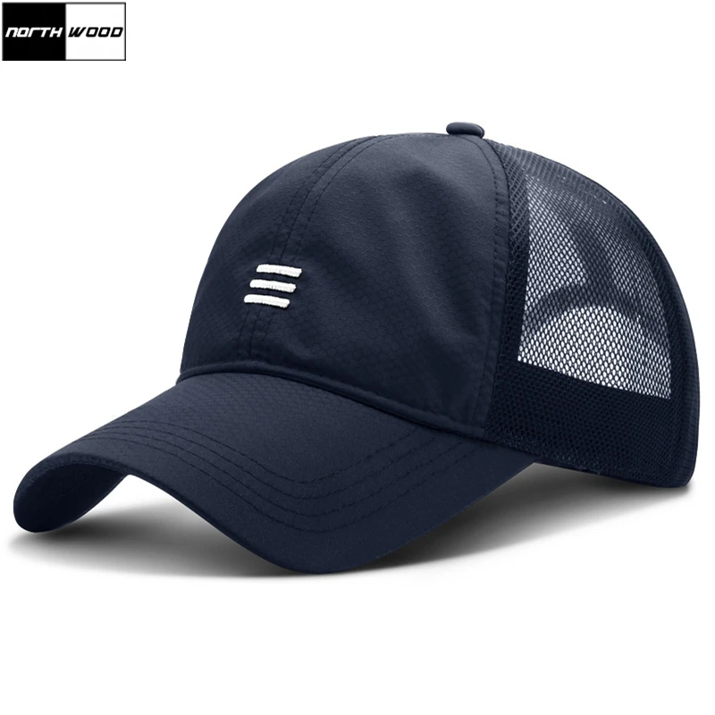 

[NORTHWOOD] Men's Summer Cap Women Mesh Snapback Hats Gorras Hombre Breathable Sun Caps Bone Trucker Cap Dad Hat