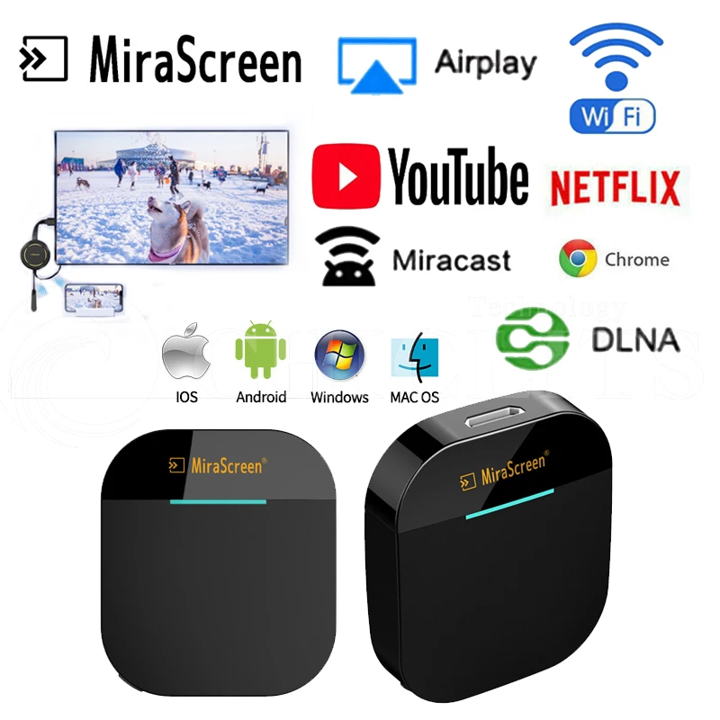 ТВ флешка G5 1080P Wi Fi HD HDMI|SmartTV-стики и тюнеры| |