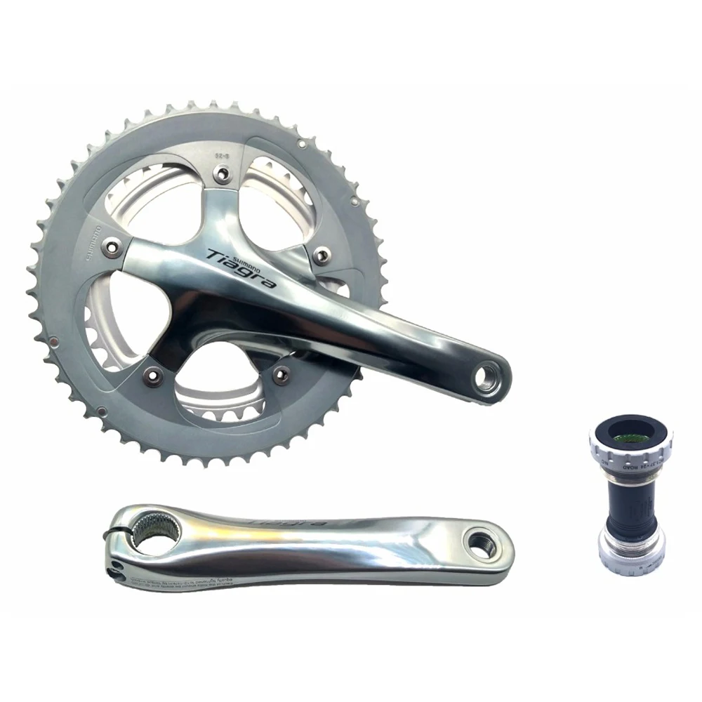 Tiagra FC 4600 Front crankset chain wheel 52-39T 170mm 10speed With BB4600 FOR Road bike bicycle chainring - Цвет: FC-4600 a set