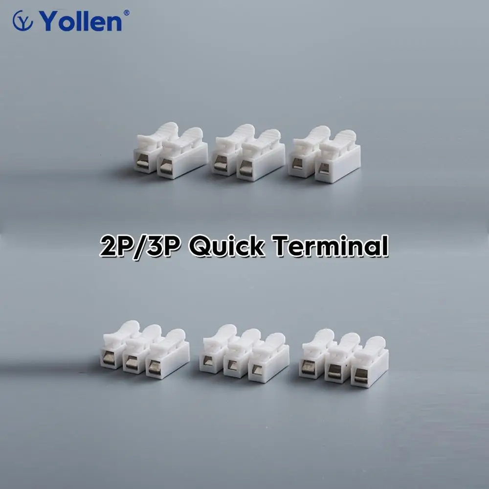 

ã€Promotion Activityã€‘Quick Terminal Block Plug 2P 3P 220V 10A Adapter Wire Connector Mini Universal Plug-in Wire Home use project