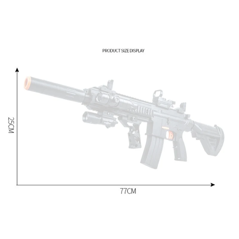 Детский игрушечный водяной пистолет винтовка CS стрельба игры Электрический Пистолет Безопасный и веселый M249 водяной пистолет для детей рождественские подарки