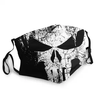 

Punisher Washable Face Mask Anti-Dustproof Mask Protection Mask Respirator Mouth Muffle