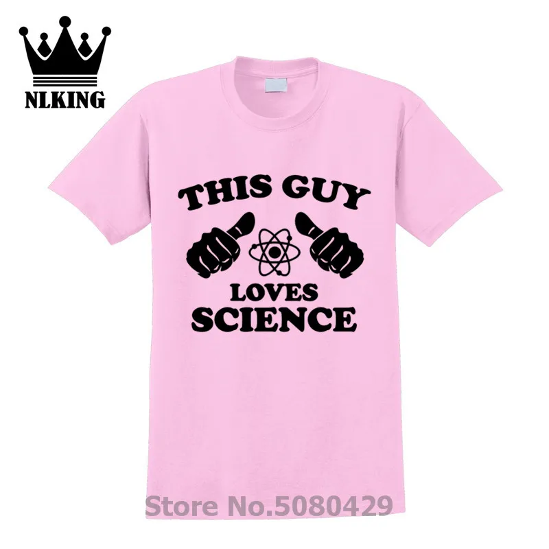 Футболки уличная футболка с надписью This Guy Loves Science и chemistry math короткими рукавами