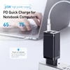 Baseus 65W GaN Charger Quick Charge 4.0 3.0 Type C PD USB Charger with QC 4.0 3.0 Portable Fast Charger ForiP ForXiaomi Laptop ► Photo 2/6
