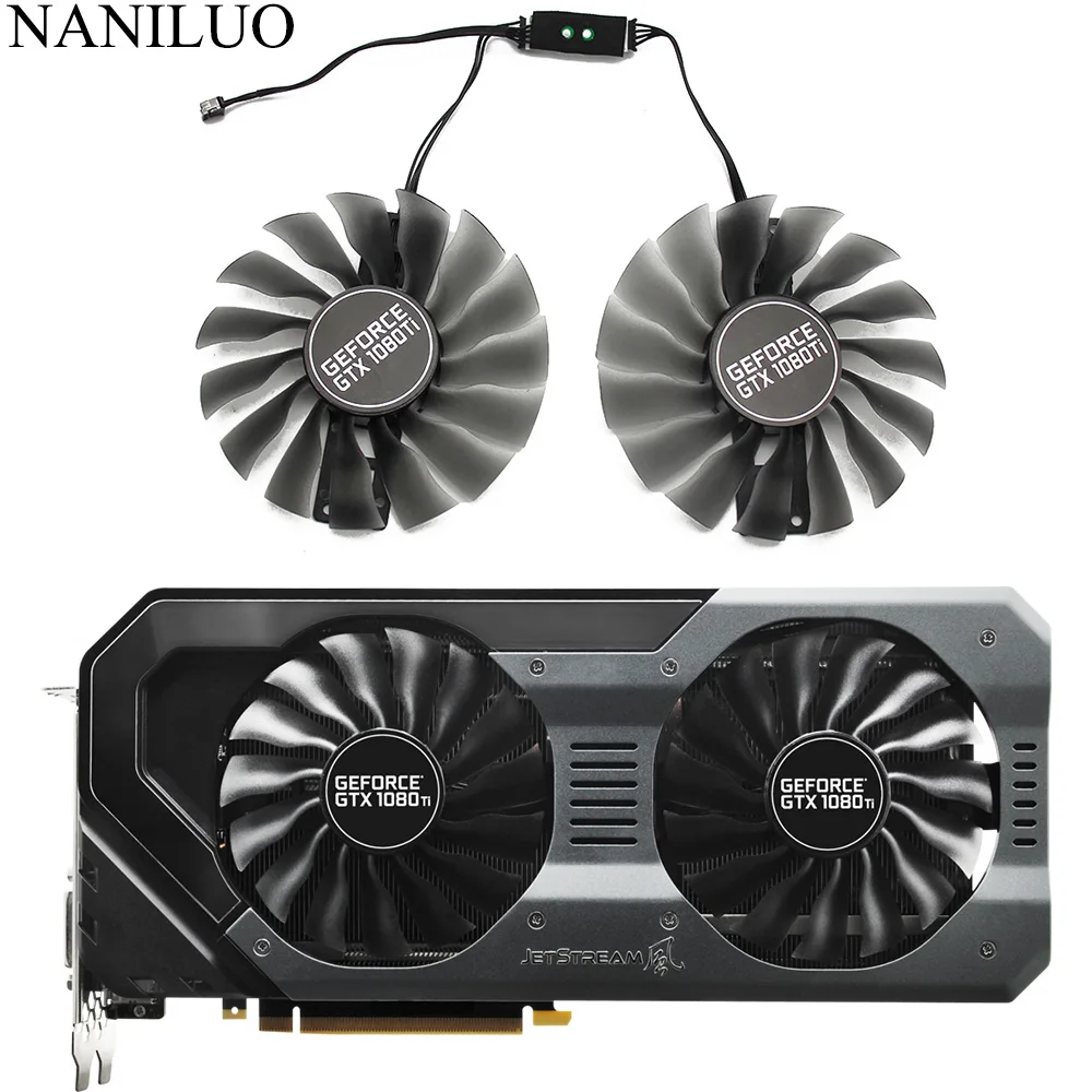 Вентилятор охлаждения для видеокарты Palit EMTek GTX 1080Ti GTX1080 Ti | Компьютеры и офис