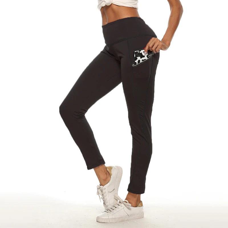 

Fitness Women Leggings Push up Women High Waist Pocket Workout Leggins 2020 Fashion Casual Mujer breathable Pencil Pants