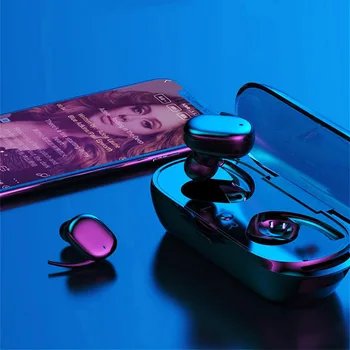 

Wireless Bluetooth 5.0 Earphone TWS4 HIFI Mini In-ear Sports Running Headset Support iOS/Android Phones HD Call