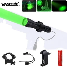 Тактический 501B оружейный флэш-светильник для охоты XML-T6/Q5 5000 люменов, мини-светильник для разведчика, подходит для 20 мм рельсового прицела