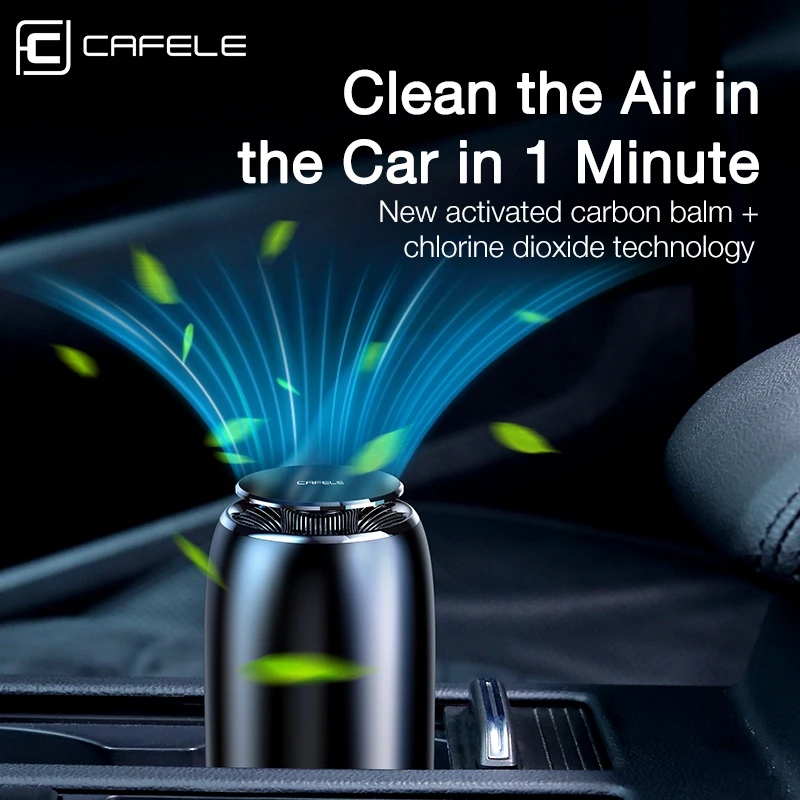 Cafele Alloy Car Air Freshener Smell in the Car Perfume Aromatherapy For Auto Interior Accessories Aroma Diffuser Dashboard