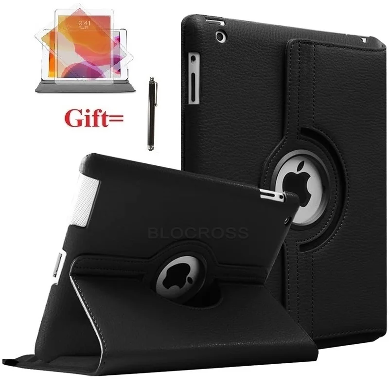 Custodia Rotante Per Ipad 3/4 9.7 Pollici A1395/A1396/A1397/A1403/A1416 Custodia Protettiva Completa Per Ipad 4 Ipad 3 Ipad 2 Ipad 2 Con Penna