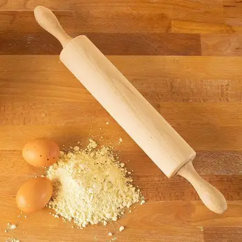 

13 inch Solid Wooden Rolling Pin Rolling Pin for Dough for Pizza Cake and Biscuits Rolling Pin Kitchen Tools