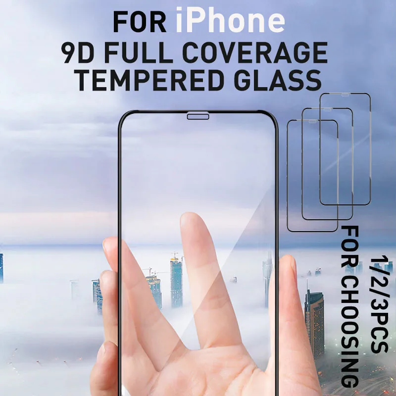 Защитная пленка для Iphone 11 Pro Max полное покрытие закаленное стекло совместимое с