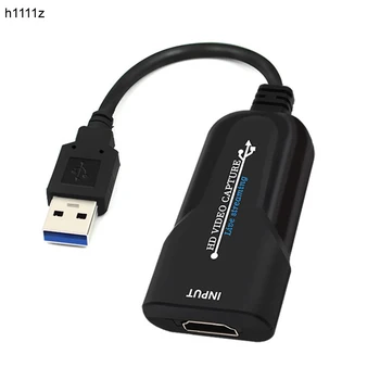 

Mini Video Capture Card USB 2.0 to HDMI Video Grabber Recorder Box For PS4 Game DVD Camcorder HD Camera Recording Live Streaming