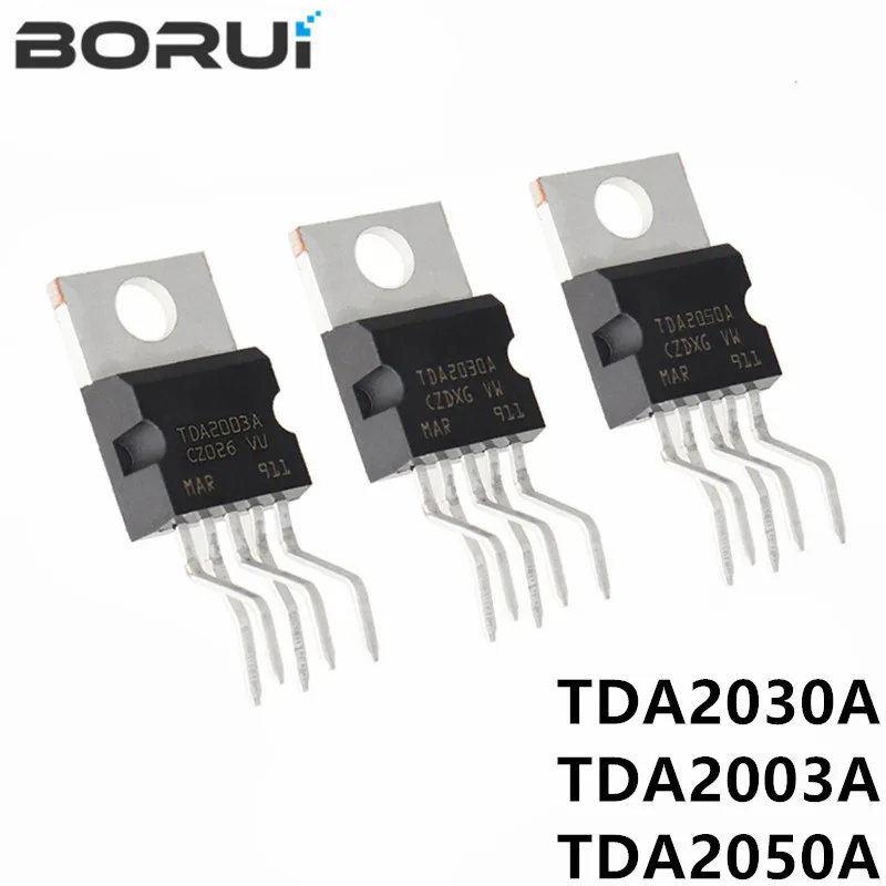 10pcs TDA2030 TDA2030A audio amplifier short-circu High quality TDA2003A TDA2050A TDA2003 TDA2050 | Электронные компоненты и