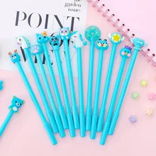 В виде животных, Очаровательная толстовка с капюшоном ручки канцелярские 0,5 мм Единорог гелевая студенческие ручки письменном виде гелевых ручек Роман каваи ручки канцелярские каваи школьные принадлежности