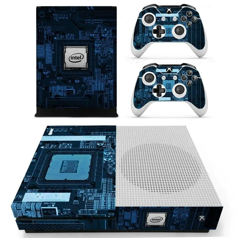 Полное покрытие кожи стикер наклейка протектор для Xbox One S консоль и контроллеры для Xbox One тонкая кожа стикер s винил
