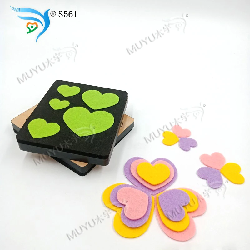 Новая деревянная форма в форме сердца для скрапбукинга Thickness-15.8mm S561
