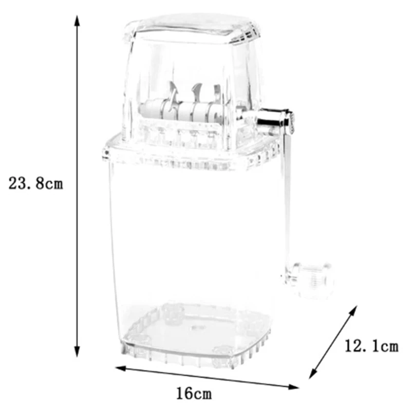 Crushed Ice Fruit Machine Small Continuous Children'S Home Diy Ice Cream Candy Smoothie Abs Thick Stainless Steel Handmade Mini