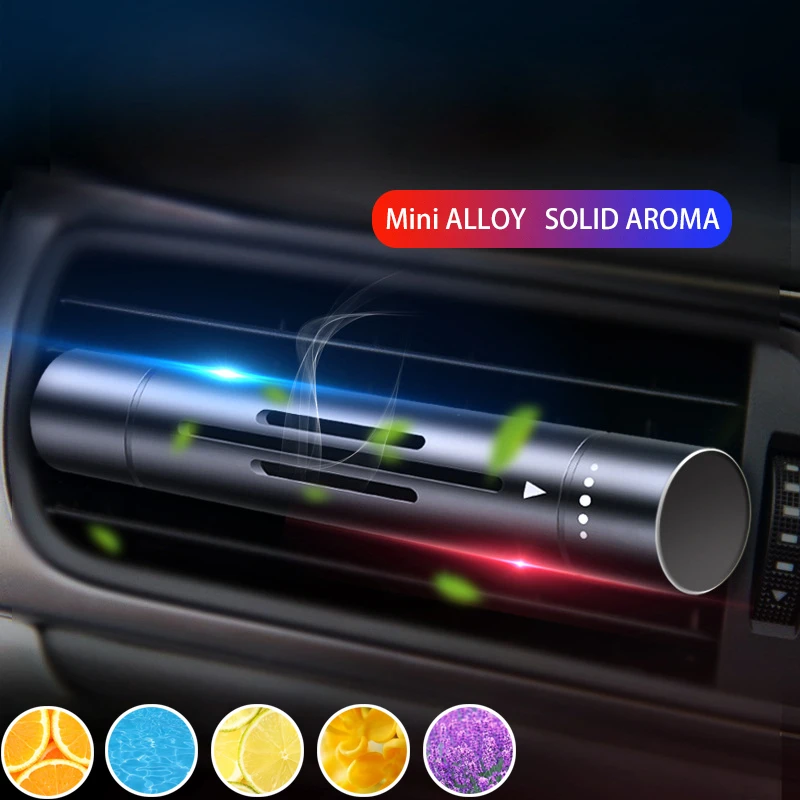 Ambientador aire para coche, de Perfume sólido de 5 piezas, palo difusor sólido de repuesto, de ventilación de aire acondicionado, - AliExpress