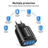 USLION USB Charger 4 Ports EU/US Quick Charge 3.0 48W Fast Charging Wall Charger Adapter For Samsung Xiaomi Mobile Phone Charger ► Photo 3/6