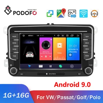

Podofo 2din Android Car Radio for Volkswagen GPS 2DIN Car Multimedia Player car autoradio For VW Skoda Golf Polo Passat Jetta
