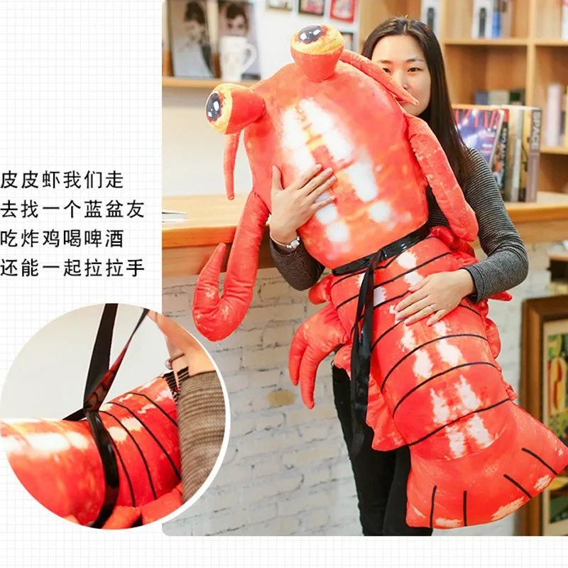 

Mantis Shrimp Doll Mantis Shrimp We Go Pillow Lobster Plush Toys-Processing Customizable Logo