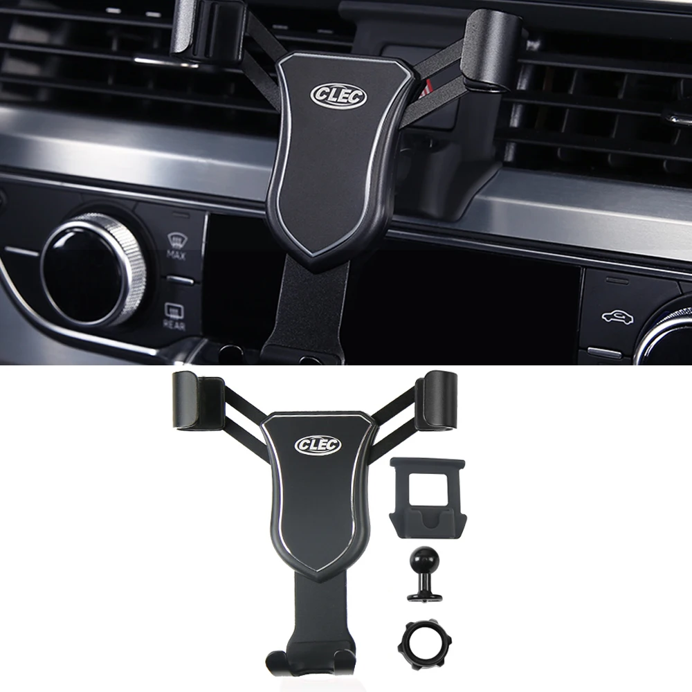

For Audi A4 B9 A5 F5 2016-2019 Car Smart Cell Phone Holder Air Vent Cradle Mount Stand Accessories For Iphone Samsung Google