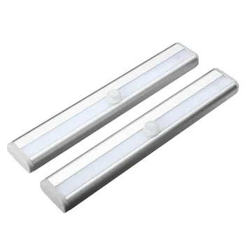 

10LED IR Infrared Motion Sensor Detector Cabinet Lamp Wireless Sensor Lighting Closet Night Battery Lamp Wardrobe Light