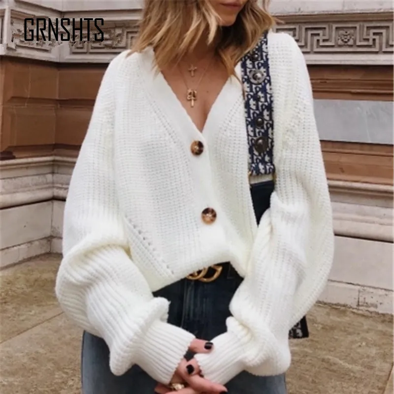 Buttons Up Trui Vest Women Truien V -neck Clothing Winter 2019 Korean Style Purchase |