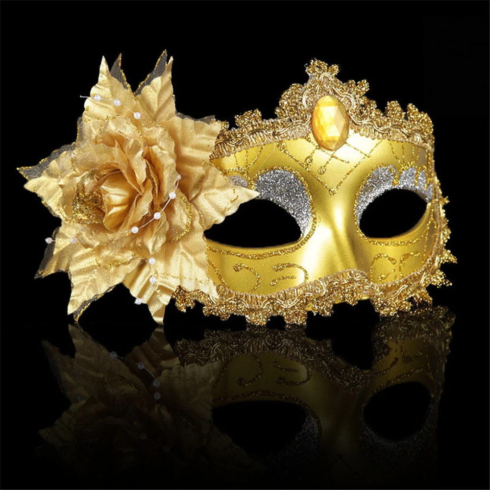 Маскарадная перо Сексуальная Венецианская маска для женщин для лица многоцветная принцесса маска Сексуальная Половина Хэллоуин маски с перьями Декор