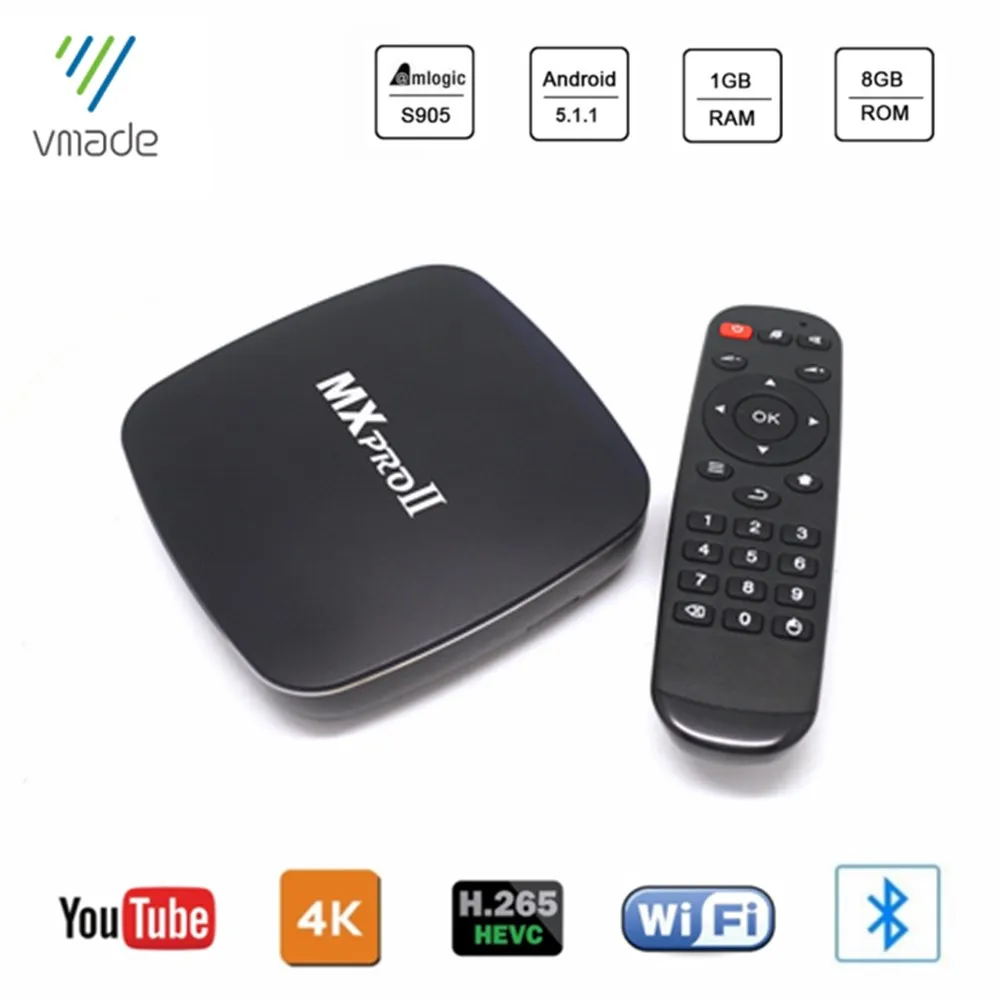 

Original Global mx PROII TV Box S 4K HDR Android TV Ultra HD 1G 8G WIFI Google Cast Netflix IPTV Set top Box X2 Media Player