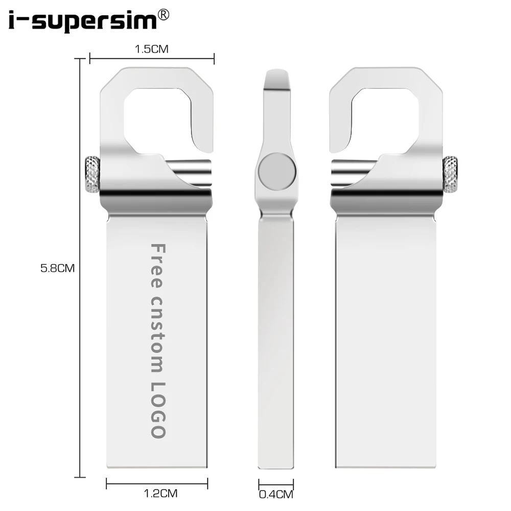 Metal Pen Drive 32GB Cle Usb 2.0 Pendrive 8G Flash Disk 64GB Usb Flash Drive 16GB Memoria Usb Memory Stick 128GB Free Print LOGO