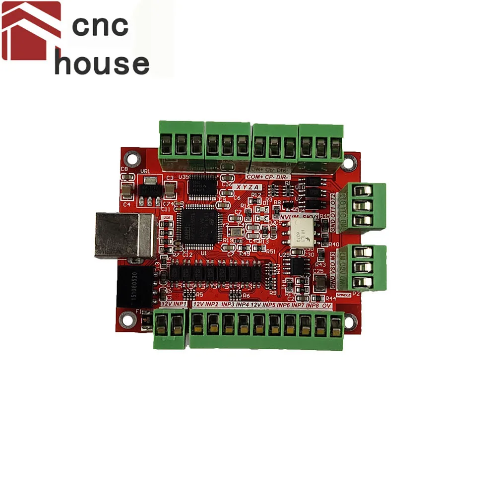 Контроллер движения с ЧПУ Mach3 интерфейс USB NVUM-SK NVCM 4-осевая плата управления