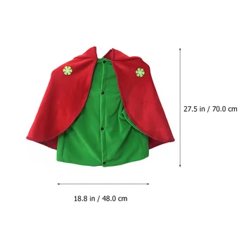 

Lovely Pet Cloak Christmas Pet Dog Cape Pet Cosplay Costume for Christmas Party