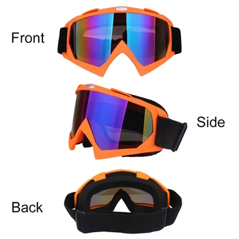 

Colorful Lens Clear Motorbike Eye Protection Riding Eyewear Windproof Helmet Sunglasses Universal